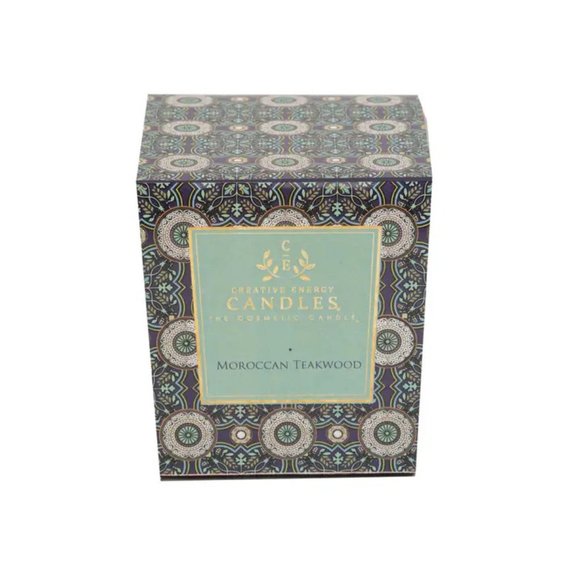 10 oz Award Winning Soy Lotion Candle W/ Anti Aging Properties Moroccan Teakwood - Picture 2 of 5